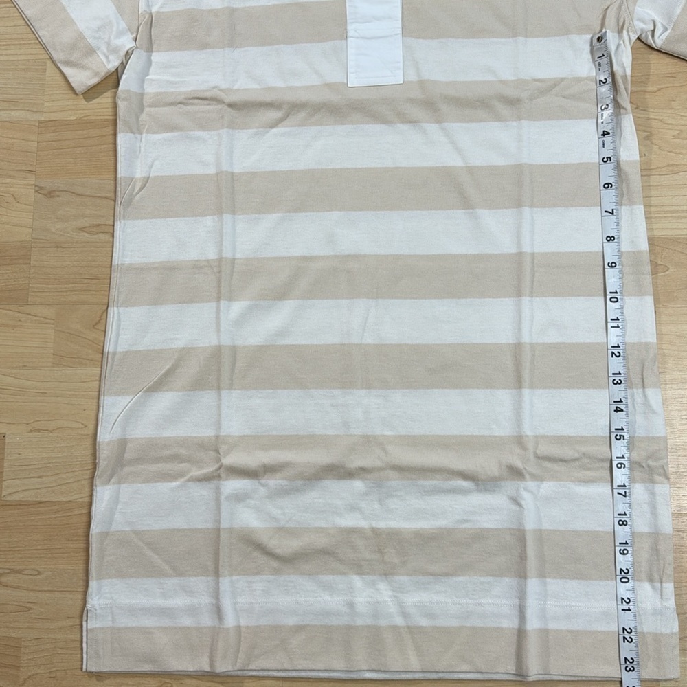 NWT Everlane The Organic Cotton Striped Polo Dress Small - Picture 8 of 11